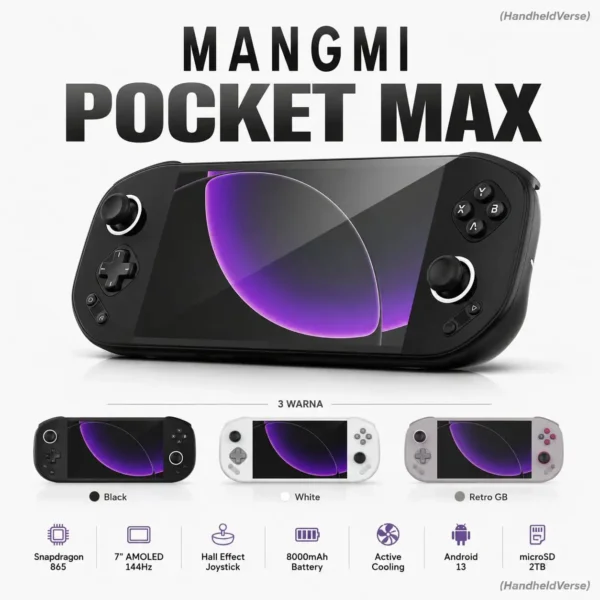 MANGMI Pocket Max Handheld Game Console